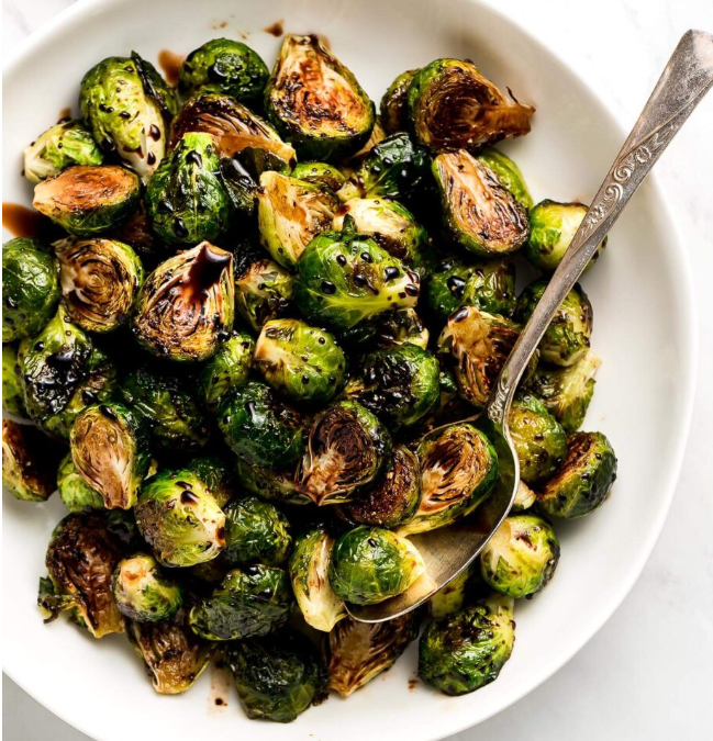 Recipe: Balsamic Glaze Roasted Brussels Sprouts